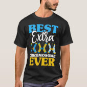 Best Extra Chromosome Ever  Down Syndrome Kids Soc Tシャツ (正面)