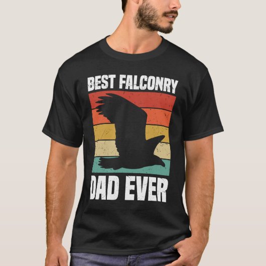Best Falconry Dad Ever Tシャツ (正面)