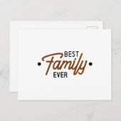Best Family Ever ポストカード (正面/裏面)
