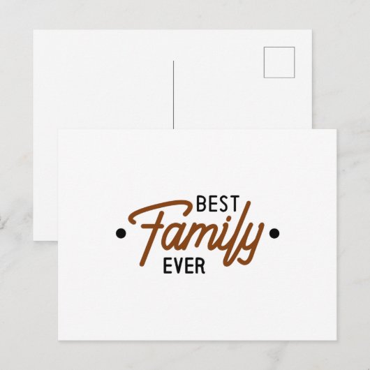 Best Family Ever ポストカード (正面/裏面)