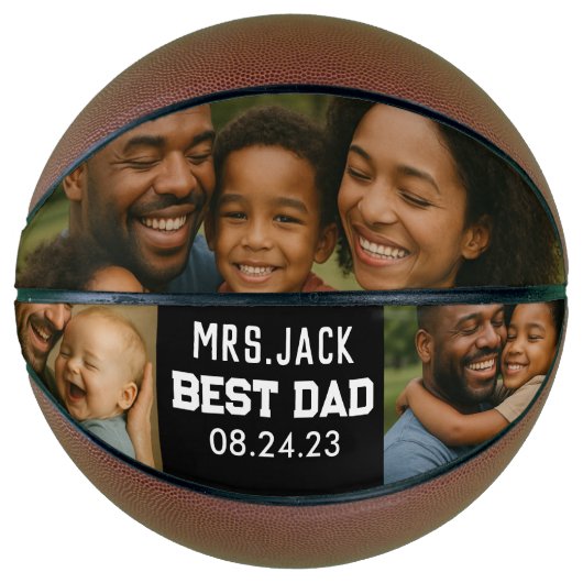 Best Father Ever Basketball – Personalized Father バスケットボール (正面)