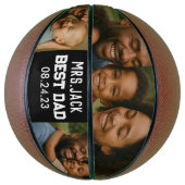Best Father Ever Basketball – Personalized Father バスケットボール (縦)