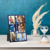 Best Father ever | Collage 5photos children's フォトプラーク (側面)