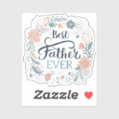 best father ever, lovely quotes  シール (シート)