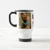 Best Father Ever Personalized Photo Collage トラベルマグ (左)