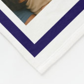 Best Father Ever Personalized Photo Collage フリースブランケット (角)