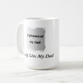 Best Father’s Day Gift, Long Live My Dad コーヒーマグカップ (正面左)