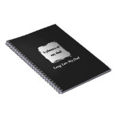  Best Father’s Day Gift, Long Live My Dad  ノートブック (右側)