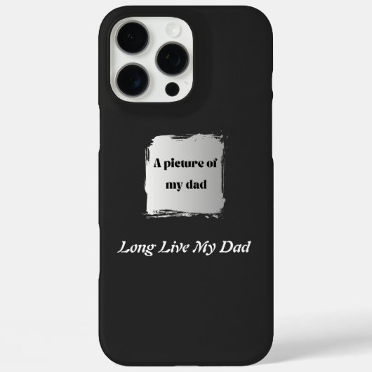 Best Father’s Day Gift, Long Live My Dad T-Shirt Case-Mate iPhoneケース (裏面)