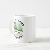 Best Ferns Forever Funny BFF Pun コーヒーマグカップ (正面左)