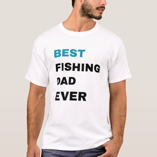 Best Fishing Dad Ever パーカ (正面)