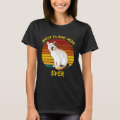 Best Flame Mom Ever  Flame Point Siamese Cat Kitte Tシャツ (正面)