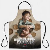 Best Flippin' Dad Ever l Photo Father's Day エプロン (正面)