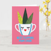 Best Flipping Mom Ever Card カード (黄色い花)