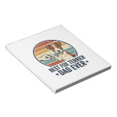 Best Fox Terrier Dad Ever Vintage Dog Lover Shirt_ ノートパッド (アングル)