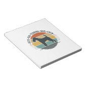 Best Fox Terrier Dad Ever Vintage Dog Shirt_1 ノートパッド (アングル)