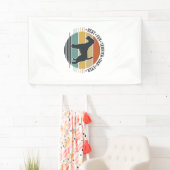 Best Fox Terrier Dad Ever Vintage Dog Shirt_1 横断幕 (インサイチュ)