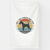 Best Fox Terrier Dad Ever Vintage Dog Shirt_1 横断幕 (縦)