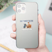 Best Frenchie Dad Funny Dog Award Sticker シール (スマートフォン)