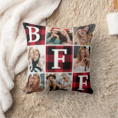 Best Friend BFF Photo Collage Friendship Gift クッション (ブランケット)