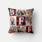 Best Friend BFF Photo Collage Friendship Gift クッション (正面)