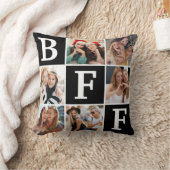 Best Friend BFF Photo Collage Friendship Gift クッション (ブランケット)