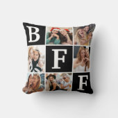 Best Friend BFF Photo Collage Friendship Gift クッション (正面)