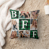 Best Friend BFF Photo Collage Friendship Gift  クッション (ブランケット)
