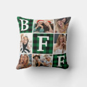 Best Friend BFF Photo Collage Friendship Gift  クッション (裏面)