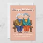 Best friend Birthday Card 招待状 (正面)