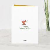 Best Friend Birthday Poem Chickadee & Sunflowers C カード (裏面)