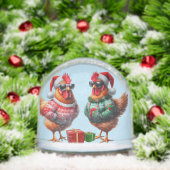 Best Friend Chicken Christmas Snow Globe (クリスマス)