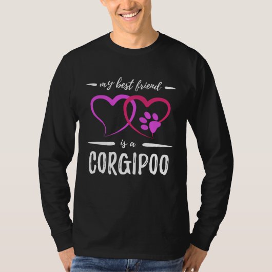 Best Friend Corgipoo Dog  Dog Mom  Idea Tシャツ (正面)
