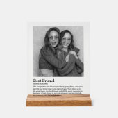 Best Friend dictionary Definition wedding gift アクリルサイン (正面)