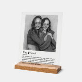 Best Friend dictionary Definition wedding gift アクリルサイン (傾斜)