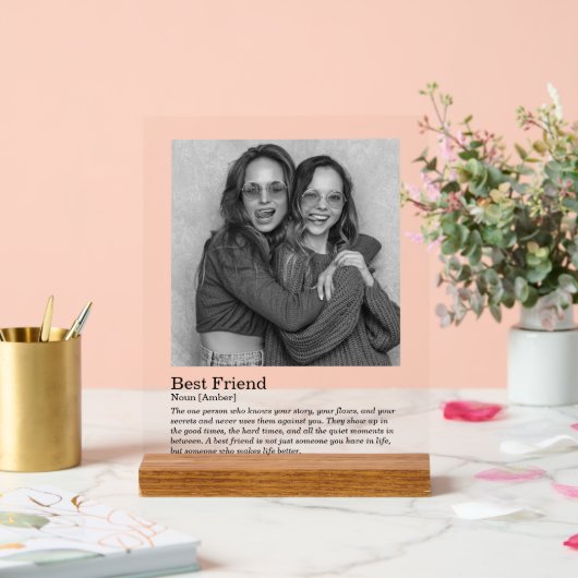Best Friend dictionary Definition wedding gift アクリルサイン (ウェディング)