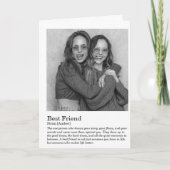 Best Friend dictionary Definition wedding gift カード (正面)