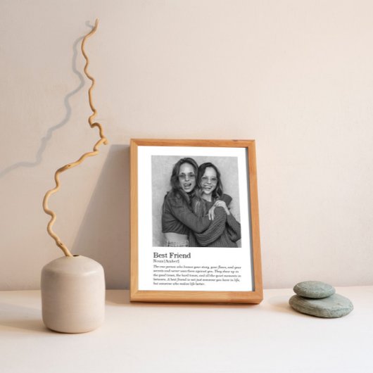 Best Friend dictionary Definition wedding gift ポスター