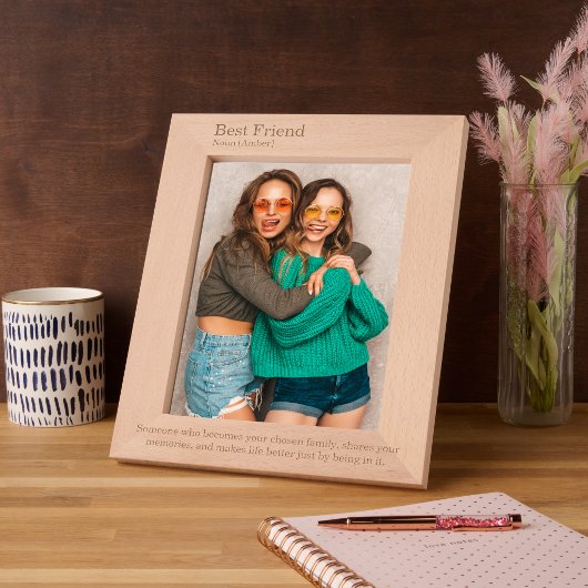 Best Friend dictionary Definition wedding gift レーザー彫刻フレーム