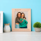 Best Friend dictionary Definition wedding gift レーザー彫刻フレーム