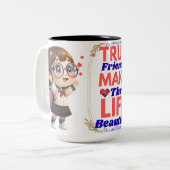Best friend ever mug wrap.  ツートーンマグカップ (正面左)