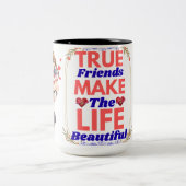 Best friend ever mug wrap.  ツートーンマグカップ (中央)