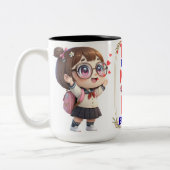 Best friend ever mug wrap.  ツートーンマグカップ (左)