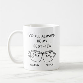 Best Friend funny, Personalized Best Friend Gift コーヒーマグカップ
