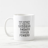 Best Friend Gift Coffee Mug Bestie Goddess Photo コーヒーマグカップ (左)