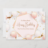 Best Friend Happy Birthday Greeting カード (正面)