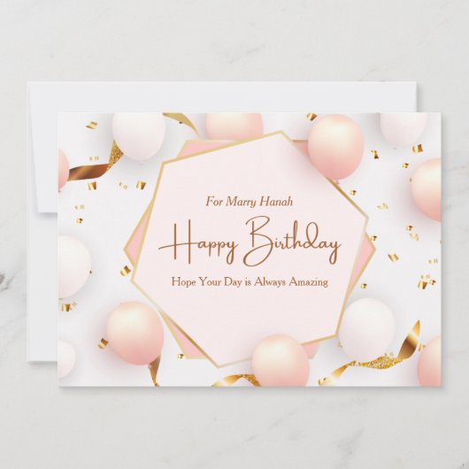 Best Friend Happy Birthday Greeting カード (正面)