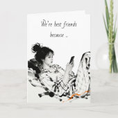 Best Friend Humor | Showing Appreciation カード (正面)