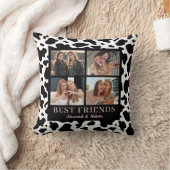 Best Friend Keepsake Photo Collage Animal Print クッション (ブランケット)