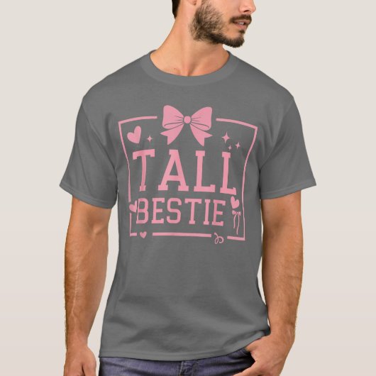 Best Friend Matchingall Short Bestie Besties Match Tシャツ (正面)